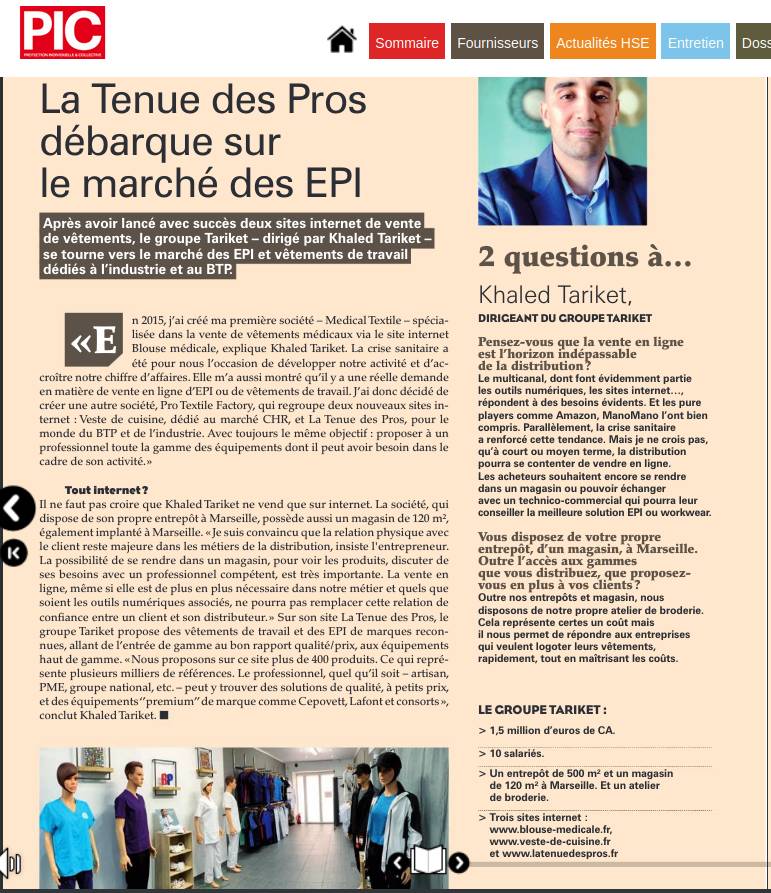 Article de Pic Magazine